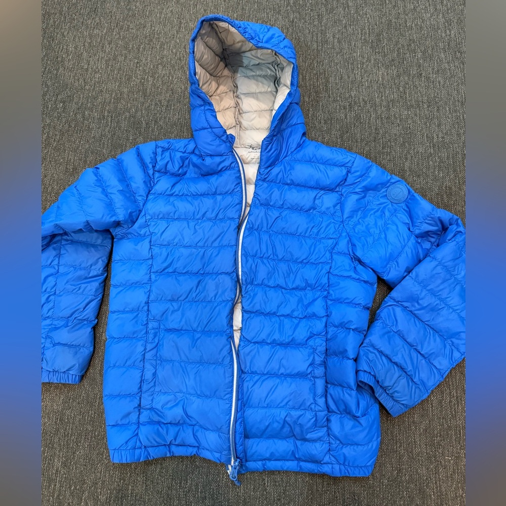 Vibrant Blue Kids Puffer Jacket Rokka & Rolla size 10-12 great condition